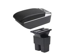 Contenitore portaoggetti per bracciolo Per N&issan NV200 Auto Bracciolo Scatola Di Immagazzinaggio Accessori Interni(B linea nera NO USB)