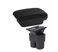 Contenitore portaoggetti per bracciolo Per N&issan NV200 Auto Bracciolo Scatola Di Immagazzinaggio Accessori Interni(A1 linea rossa NO USB)