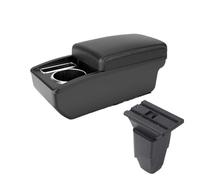 Contenitore portaoggetti per bracciolo Per Peugeot 206 Auto Console Centrale Bracciolo Scatola Di Immagazzinaggio Accessori Interni(A3 Nero bianco NOUSB)