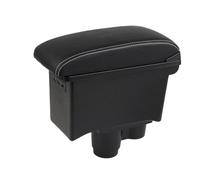 Contenitore portaoggetti per bracciolo Per R&enault Per Duster Auto Bracciolo Scatola Console Centrale Scatola Di Immagazzinaggio Accessori(B3 nero bianco 3USB)