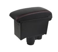 Contenitore portaoggetti per bracciolo Per R&enault Per Duster Auto Bracciolo Scatola Console Centrale Scatola Di Immagazzinaggio Accessori(A1 Nero rosso 7USB)