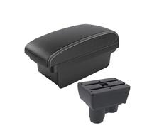 Contenitore portaoggetti per bracciolo Per R&enault Per Duster Auto Console Centrale Bracciolo Scatola Di Immagazzinaggio Accessorie(A3 Nero bianco NOUSB)