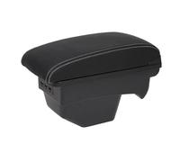 Contenitore portaoggetti per bracciolo Scatola Bracciolo Auto Centro Auto Scatola Di Immagazzinaggio USB Per Citroen C4 2011(Pelle artificiale W)