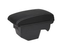 Contenitore portaoggetti per bracciolo Scatola Bracciolo Auto Centro Auto Scatola Di Immagazzinaggio USB Per Citroen C4 2011(Vera pelle W)