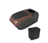 Contenitore portaoggetti per bracciolo Scatola Del Bracciolo Dell'auto Accessori Auto Accessori Per Auto Per Peugeot Per Partner Per Tepee(B3 Cornice marrone 6USB)