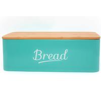 Contenitore Portapane Con Coperchio in Bambù, 35X13X23 Cm - Conserva Pane Fresco