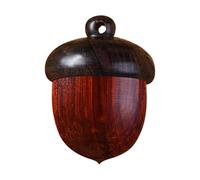 Contenitore portapillole - Scatola da viaggio in legno | Capsula portaoggetti per organizer a forma di pinolo, portagioielli compatto per borsa con ciondolo, collana, portachiavi, da utilizzare