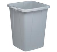 Contenitore portarifiuti DURABLE DURABIN 90 l polipropilene grigio 1800474050