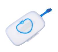 Contenitore Portasalviette Umidificate Portatile 1 Pezzo in Pp Blu | Salviette e Fazzoletti Umidi, Uso in Borsa Cambio e Veicoli Ragazzo Ragazza, Apertura una Mano