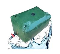 Contenitore portatile di grande capacità, contenitore per serbatoio dell'acqua di emergenza, pieghevole, con kit di troppopieno, per prevenzione incendi camper (1,2 x 1 x 0,79 m/946L/250 gal)