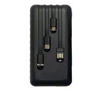 Contenitore portatile e sicuro per la deviazione, scomparto nascosto in stile power bank, design travestito con chiusura sicura del coperchio, struttura leggera e adatta ai viaggi, colore nero, 1