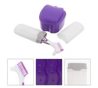 Contenitore Portatile Per Denti Ripasso Protesi Spazzolino Da La Pulizia