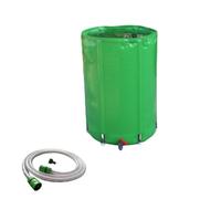 Contenitore Portatile per la Raccolta dell'Acqua piovana da 50/1000 Litri con Supporto e Rubinetto, Pieghevole, per Esterni, Ideale per sistemi di Raccolta dell'Acqua pio