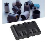 Contenitore portatile per pellicola da 120 mm, con supporto per fermo, scatola antiurto per un facile accesso e organizzazione della pellicola (5 rotoli)