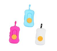 Contenitore Portatile per Salviette Coperchio e Laccio, 3 Pezzi | PP Resistente, Sospendibile Cordino, Previene L’Essiccazione, per Camera e Stanza Ragazzo Ragazza Colore Casuale