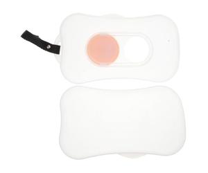 Contenitore Portatile per Salviette Umide da Viaggio | PP Giallo, Mantiene Umide le Salviette, Clip per Borsa, per Visite al Parco e Vacanze