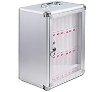 Contenitore portatile per telefono con manico, 24 scomparti per un facile trasporto, comodo contenitore per telefono con design elegante, ideale per casa e ufficio