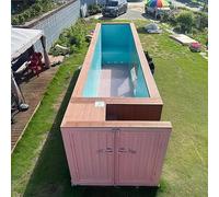 Contenitore portatile prefabbricato dello stagno della vetroresina di 20ft ideale per gli spazi all'aperto ed il divertimento della famiglia