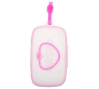 Contenitore Portatile Ricaricabile a Cuore, per Salviette Umidificate | PP Compatto e Resistente, Formato Leggero da Viaggio, per Borsa Cambio e Borsetta, 1 Pezzo