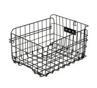 Contenitore Posteriore per Bicicletta in Ferro a Forma Rettangolare con Apertura Superiore E Meccanismo Pieghevole per , 33x22x10 Cm , Cestino Posteriore Pieghevole, Versione Base Senza Accessori