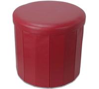 Contenitore pouf ecopelle ROTONDO