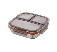 Contenitore Pranzo Acciaio 304 Anti-Perdite Contenitore Pranzo(black cover)