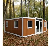 Contenitore prefabbricato espandibile da 6 m con struttura modulare in acciaio pareti isolate camera da letto soggiorno cucina bagno Design portatile per uso ufficio residenziale Layout