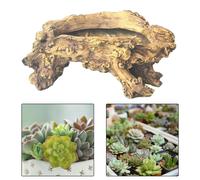Contenitore premium per fioriera in legni artificiali per la decorazione