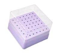 Contenitore professionale per punte da trapano a 49 fori, per saloni di bellezza, organizer per la casa