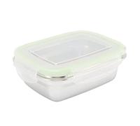 Contenitore Quadrato per Alimenti a Tenuta Stagna Box per la Preparazione dei Pasti, Contenitore per Pranzo Impilabile per Uso Quotidiano, 1 Pezzo (1800ml)