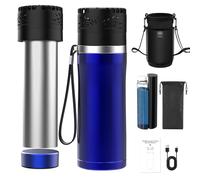 Contenitore refrigerante elettrico a semiconduttore, termostato Plug & Refrigerant Temperature Control 2 in 1, display digitale a LED, omologato TSA, comodo da trasportare per viaggi e pendolari.