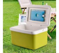 Contenitore refrigerante passivo da 9 l, con 4 lavagne, contenitore frigo per auto, campeggio, picnic, barbecue, contenitore termico portatile con manico ergonomico per bevande, snack e grigliate