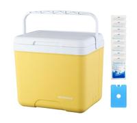 Contenitore refrigerante portatile da campeggio, 15 l, secchiello termico per il ghiaccio, per viaggi, spiaggia, picnic, barbecue, pesca, tailgating e conservazione degli alimenti
