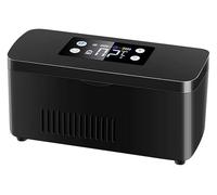 Contenitore refrigerato per insulina 2-8 contenitore per il controllo a temperatura costante del medicinale con carica USB Mini schermo LCD (con batteria) frigorifero