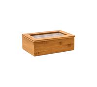 CONTENITORE RELAXDAYS Scatola porta bustine di tè