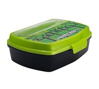 Contenitore rettangolare per il pranzo dei bambini con posate Minecraft