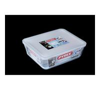 Contenitore rettangolare per la conservazione - PYREX - 1451007 - Coperchio in plastica - Vetro borosilicato - 27 x 22 cm