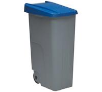Contenitore riciclabile Well Home 110 litri chiuso, blu, 88x57x42 cm