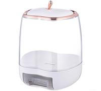 Contenitore Riso Ermetico 10kg Dispenser a Pressione(C) | Chiusura ermetica, umidità, dispenser pressione, corpo per trasparente, 10kg capacità