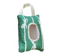 Contenitore riutilizzabile per salviettine da appendere alla carrozzina, contenitore per salviette umidificate per interni ed esterni, con motivo a fiocco