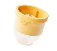 Contenitore rotondo per cubetti di ghiaccio, grande stampo per cubetti di ghiaccio con coperchio e vaschette per cubetti di ghiaccio, a prova di perdite, per limonata, tè freddo, pugno