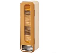 Contenitore Sacchi Spazzatura Plastica 8x9x30cm Contenitore Sacchi(Yellow) | Plastica , design salvaspazio, montaggio a parete, per ideale cucina bagno, dimensioni compatte