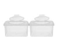 Contenitore Salviette Umidificate 1850ml Coperchio per Bagno | Uso Salviette per Ragazzo Ragazza e Carta, una Mano, Design Ergonomico, Camera e Bagno, Formato Ricaricabile