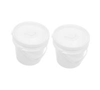 Contenitore Salviette Umidificate con Coperchio 2 Pezzi, Grande | Plastica Bianco, per Auto e Bagno, Uso Versatile per Wipes e Tovaglioli di Carta