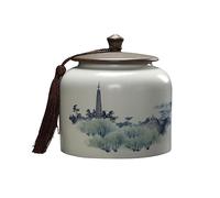 Contenitore Scatola for imballaggio di tè sfuso Contenitori sigillati in ceramica vuoti Tè bianco Tè nero Tè verde Contenitori for tè Longjing per la conservazione degli alimenti
