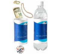 Contenitore segreto per bottiglie d'acqua | Nascondiglio segreto in ve ra bottiglia d'acqua con fondo | Contenitore per denaro sicuro per la diversione della bottiglia d'acqua