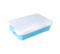 Contenitore sensoriale con vassoio per sabbia, contenitore portatile e impilabile, per la casa, la spiaggia, per giocare o giocare con la sabbia