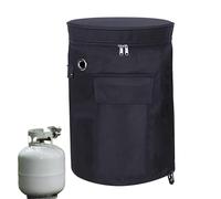 Contenitore Serbatoio Gas - Copertura Serbatoio Propano Caravan - Accessori Cucina Esterno per Famiglia Campeggio Saldatura Picnic Barbecue