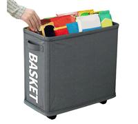 Contenitore Sotto Tavolo | Grande Tessuto Oxford Risparmio Spazio - Carrello Utilitario con Ruote per Sotto la Scrivania | Per Cucina Soggiorno Ufficio Casa Dormitorio Appartamento Libri Documenti Ves