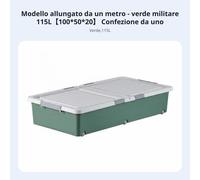 Contenitore Sottoletto con Rotelle Design Piatto ScatoL & A Piatta con Ruote